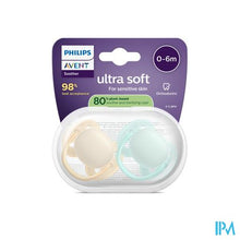Afbeelding in Gallery-weergave laden, Philips Avent Fopspeen +0m Soft Neutraal 2
