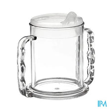 Afbeelding in Gallery-weergave laden, Drinkbeker Transp 2 Handvat. Stand.285ml Homecraft
