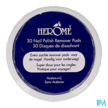 Load image into Gallery viewer, Herome Nail Polish Remover Pads 30 2033
