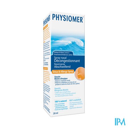 Physiomer Sinus Pocket 20ml New Verv.2374817