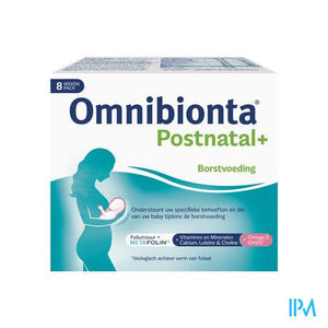 Omnibionta Postnatal+ (Borstvoeding): 8 weken Pack (56 tabletten+56 capsules)