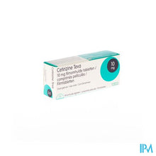 Load image into Gallery viewer, Cetiriteva Teva 10mg Filmomh.tabl 20 X 10mg
