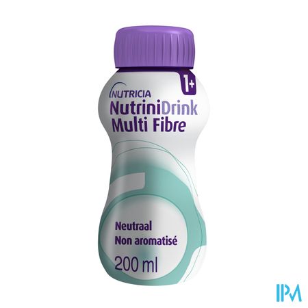 Nutrinidrink Multi Fibre Neutrale smaak Flesje 200ml