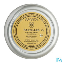 Afbeelding in Gallery-weergave laden, Apivita Pastilles Keelpijn Tijm-honing 45g
