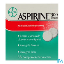 Load image into Gallery viewer, Aspirine 500mg Comp Eff 36
