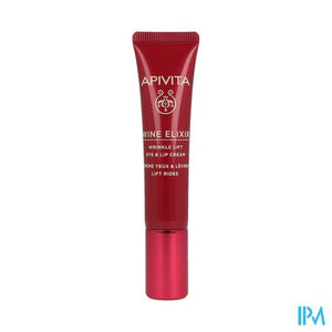 Apivita Wine Elixir A/rimpel Oog+lipcreme 15ml