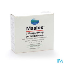 Charger l&#39;image dans la galerie, Maalox 220/380 Susp Sach Monod 20x10ml
