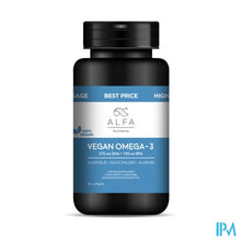 Load image into Gallery viewer, Alfa Vegan Omega-3 Algenolie Softgel 90
