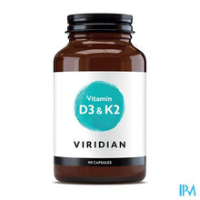 Charger l'image dans la galerie, Viridian Vitamin D3&amp;k2 V-caps 90
