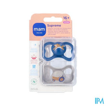 Charger l'image dans la galerie, Mam Supreme Fopspeen Silicone 16m+ Blue 2
