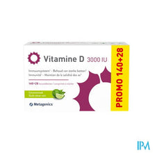 Charger l'image dans la galerie, Vitamine D 3000iu Kauwtabl 140+28 Metagenics
