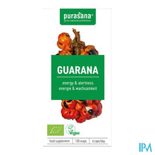 Afbeelding in Gallery-weergave laden, Purasana Vegan Guarana Bio Caps 120x300mg

