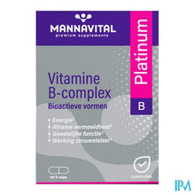 Afbeelding in Gallery-weergave laden, Mannavita Vitamine B Complex V-caps 60
