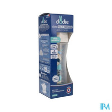 Load image into Gallery viewer, Dodie Zuigfles A/colic Speen&amp;ring Blauw +6m 150ml
