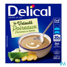 Afbeelding in Gallery-weergave laden, Delical Soupe Veloute Poireaux Pdt &amp; Creme 4x200ml
