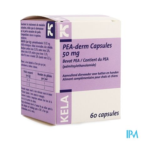 Pea Derm 50mg Caps 60