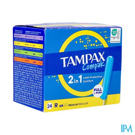 Tampax Compak Regular Tampons 24