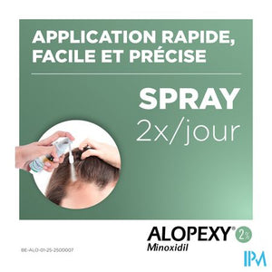 Alopexy 2 % Liquid Fl Pipet/spray 1x60ml