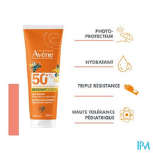 Charger l'image dans la galerie, Avene Zonnemelk Kind Spf50+ 250ml Nf
