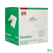 Load image into Gallery viewer, Metalline Kompres Tracheo Ster 8x9cm 50 23094
