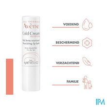 Afbeelding in Gallery-weergave laden, Avene Cold Cream Voedende Lipstick 4g
