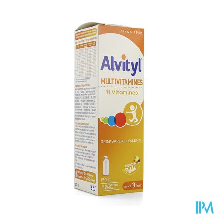 Alvityl Multivitaminen Drinkb.opl Fl 150ml