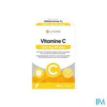 Afbeelding in Gallery-weergave laden, Livsane Vitamine C 500mg All Day Caps 60
