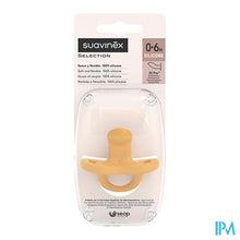 Afbeelding in Gallery-weergave laden, Suavinex Essence Soother Sili. Flat 0-6m Mustard

