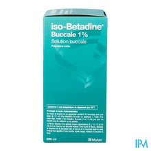 Afbeelding in Gallery-weergave laden, Iso Betadine 1% Nf Mondwater 200ml Ready To Use
