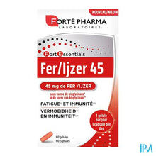 Charger l'image dans la galerie, Ijzer 45 Forte Pharma Caps 60
