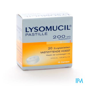 Lysomucil 200 Comp A Sucer - Zuigtabletten 20