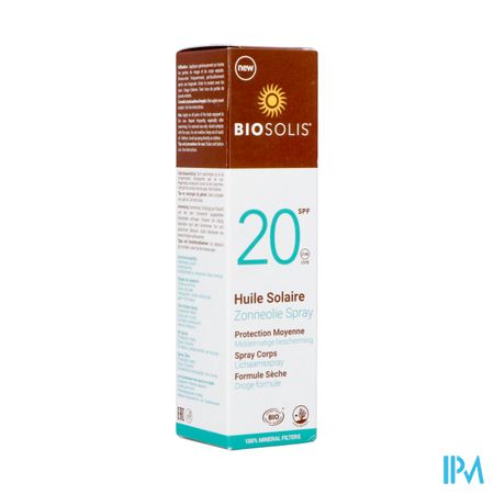 Biosolis Zonneolie Spray Ip20 100ml Nf