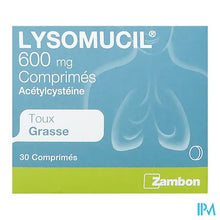 Charger l'image dans la galerie, Lysomucil 600 Tabl 30 X 600mg
