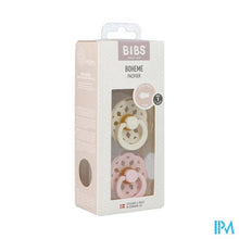 Afbeelding in Gallery-weergave laden, Bibs 1 Fopspeen Boheme Duo Ivory&amp;blossom
