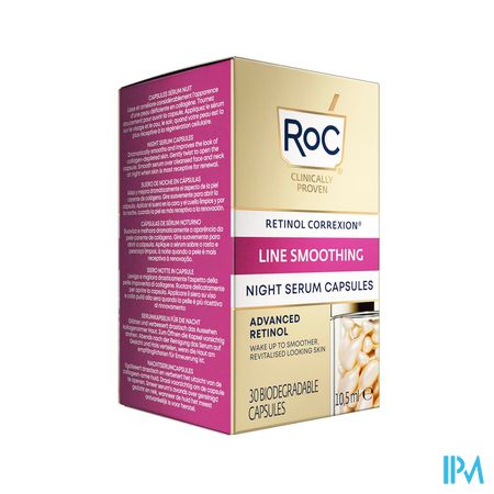 Roc Retinol Correx.line Smooth.night Serum Caps 30