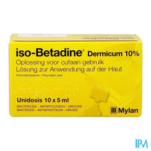 Afbeelding in Gallery-weergave laden, Iso Betadine Derm 10% Unidose Fl 10x5ml
