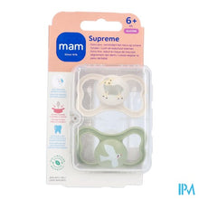 Load image into Gallery viewer, Mam Supreme Fopspeen Silicone 6-16m Uni 2
