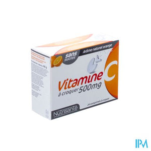 Vitamine C 500mg Kauwtabl Tube 2x12