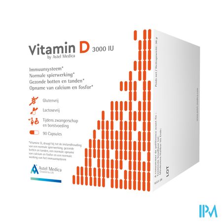 Astel Vitamin D 3000iu Caps 90