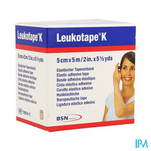 Afbeelding in Gallery-weergave laden, Leukotape K Kleefwindel Elast Huid 5,0cmx5m 1
