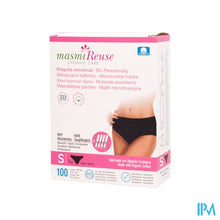 Afbeelding in Gallery-weergave laden, Masmi Culotte Menstruelle Lavable S Coton Bio
