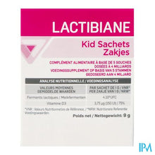 Load image into Gallery viewer, Lactibiane Kid Zakjes 10x1g Nf
