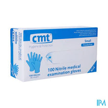 Afbeelding in Gallery-weergave laden, Cmt Handschoenen Nitril Blauw Z/poeder S 100
