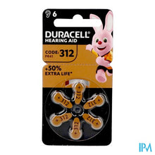 Afbeelding in Gallery-weergave laden, Duracell Easytab Hoorbatterij Da13 6 Oranje
