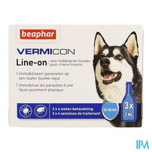 Charger l'image dans la galerie, Beaphar Vermicon Line-on Middelgrote Hond 3x3ml
