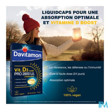 Charger l'image dans la galerie, Davitamon Vegan Vit.d3 2800iu 24 Caps Be
