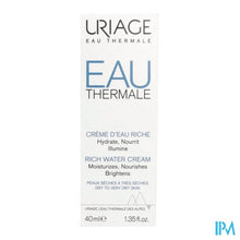 Charger l'image dans la galerie, Uriage Thermaal Water Creme Rijk Water 40ml
