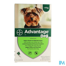 Afbeelding in Gallery-weergave laden, Advantage 40 Honden <4kg 4x0,4ml
