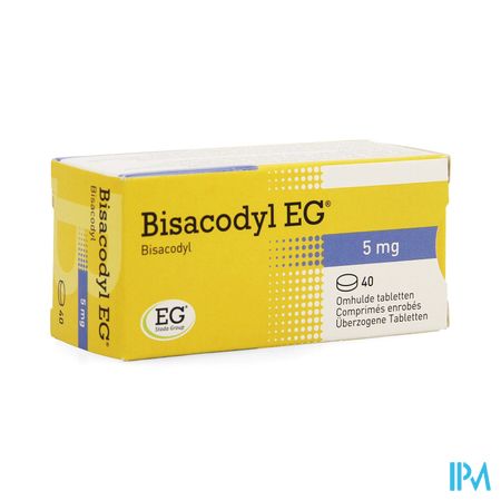 Bisacodyl EG  5Mg Omhulde Tabl 40 X 5Mg