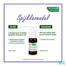Afbeelding in Gallery-weergave laden, Phytosun Spijklavendel Fr-bio-01 Be2 5ml
